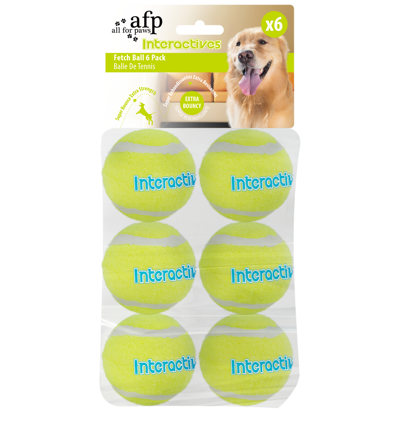 All For Paws Interactives Fetch Balls 6 pack