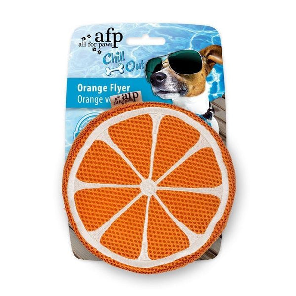 All For Paws Chill Out Orange Flyer - Zach's Pet Shop