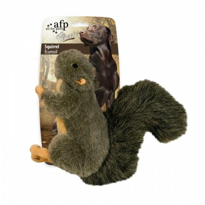 All For Paws Large Classic Squirrel Plush Toy for Dogs