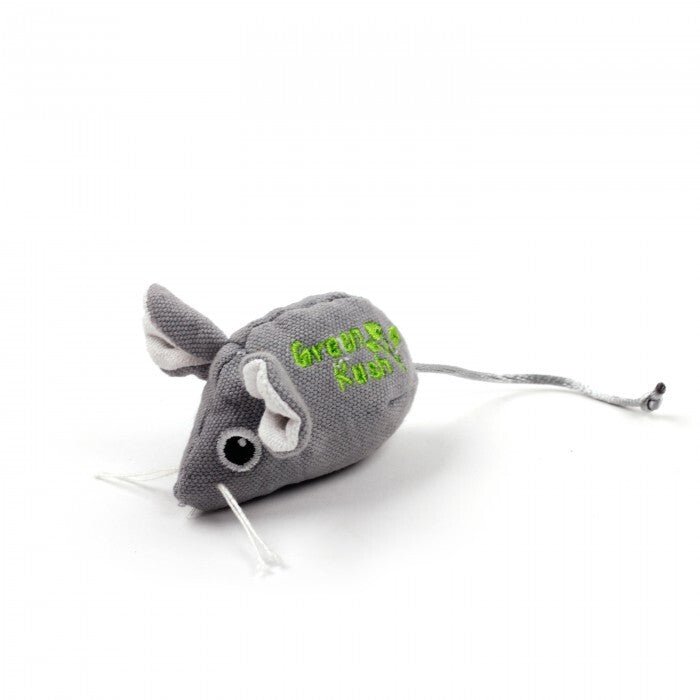 All For Paws Green Rush Catnip Mice - Zach's Pet Shop