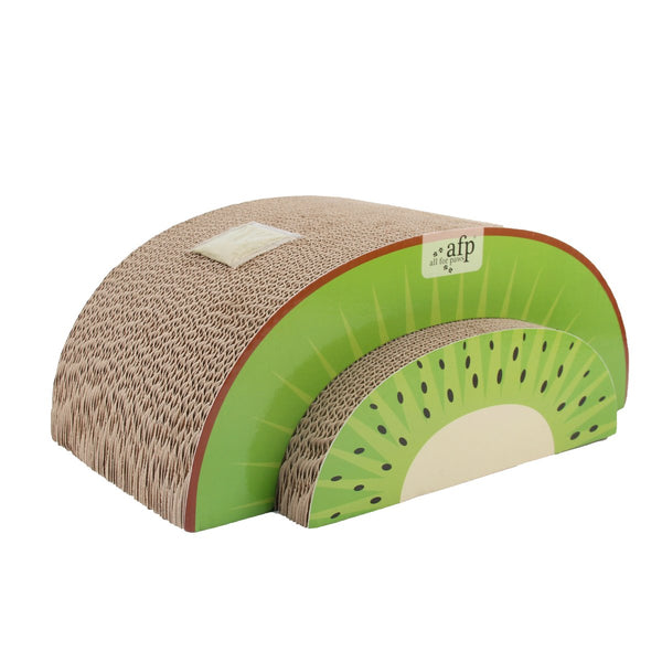 All For Paws Green Rush Kiwi Scratcher Set of 2 - Zach's Pet Shop