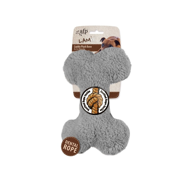 All For Paws Lambswool 9" Plush Bone - Zach's Pet Shop