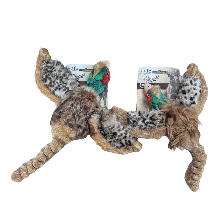 All For Paws Large Classic Pheasant Plush Squeaky Dog Toy