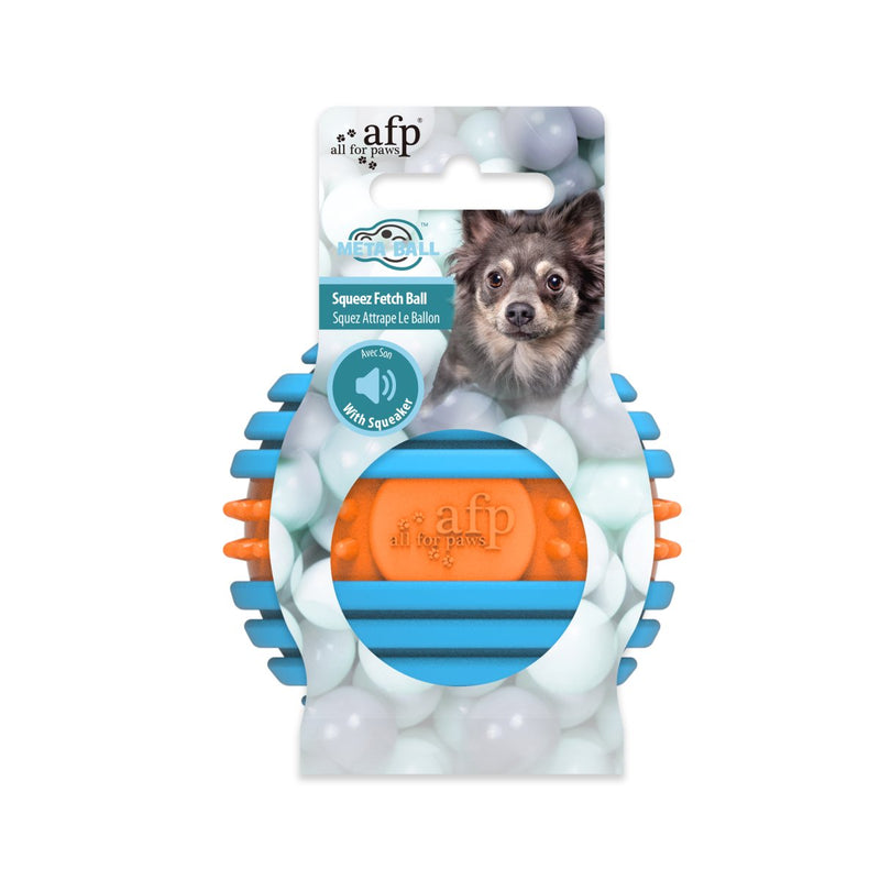 All For Paws Meta Ball Squeeze Fetch Ball - Zach's Pet Shop