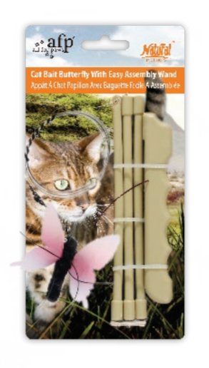 All For Paws Natural Instincts Cat Bait Butterfly Collapsible Wand - Zach's Pet Shop