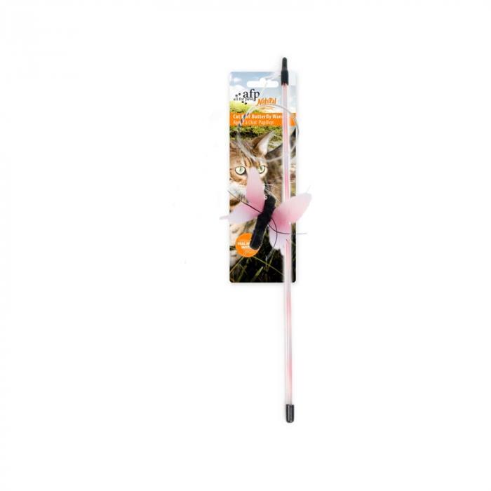 All For Paws Natural Instincts Cat Bait Butterfly Wand - Zach's Pet Shop