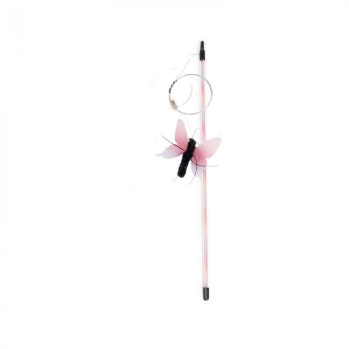 All For Paws Natural Instincts Cat Bait Butterfly Wand - Zach's Pet Shop