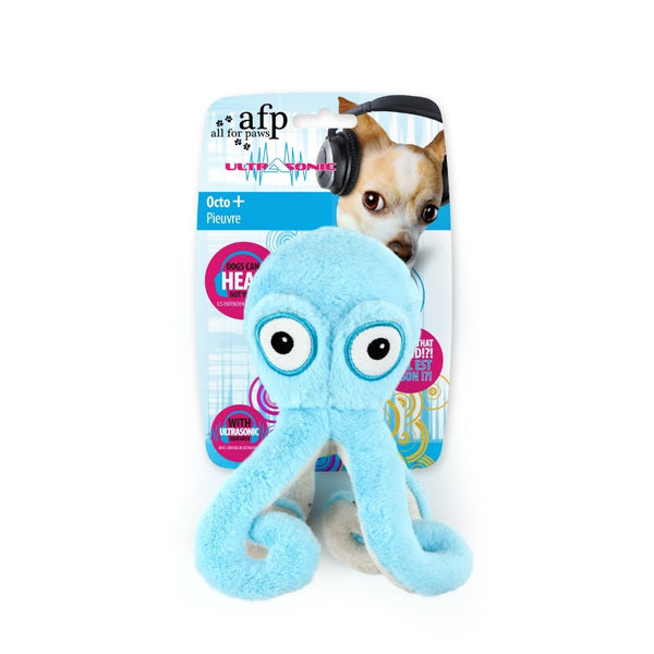 All For Paws Ultrasonic Octo+ Dog Toy - Zach's Pet Shop