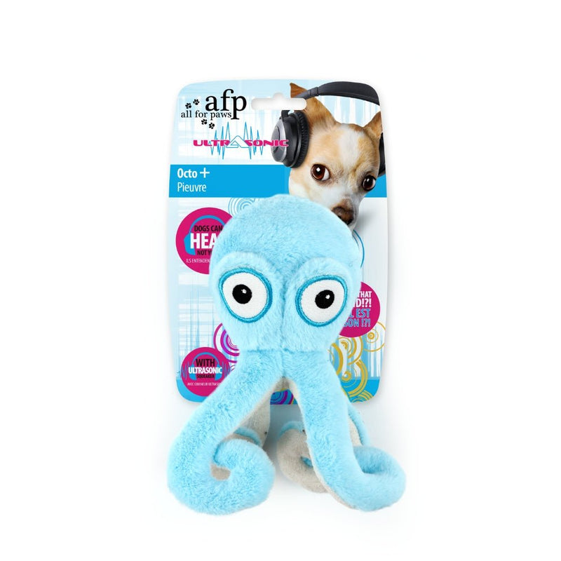 All For Paws Ultrasonic Octo+ Dog Toy - Zach's Pet Shop