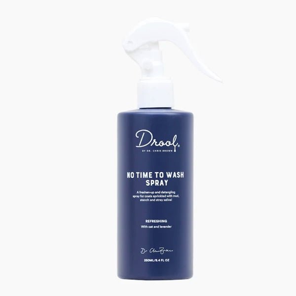 Drool by Dr. Chris Brown - No Time to Wash Spray 250ml - Zach's Pet Shop