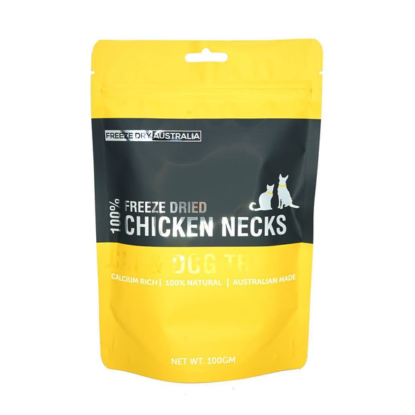 Freeze Dry Australia - Chicken Necks 100g - Zach's Pet Shop