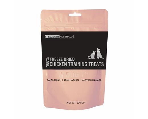 Freeze Dry Australia - Chicken Training Treats 100g - Zach's Pet Shop