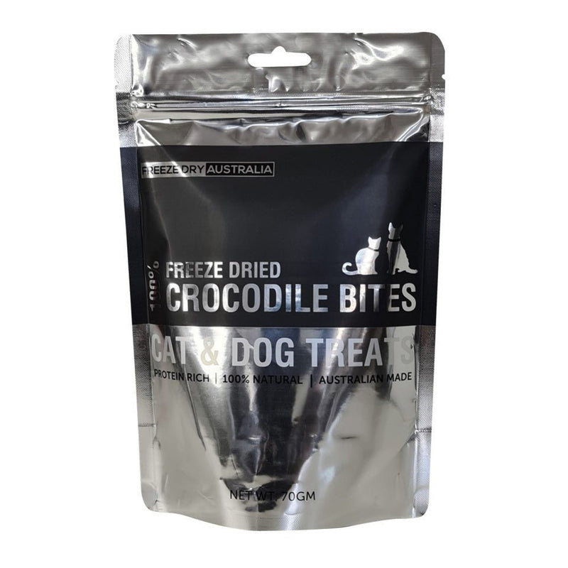 Freeze Dry Australia - Crocodile Bites 70g - Zach's Pet Shop