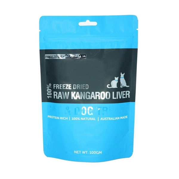 Freeze Dry Australia - Kangaroo Liver 100g - Zach's Pet Shop