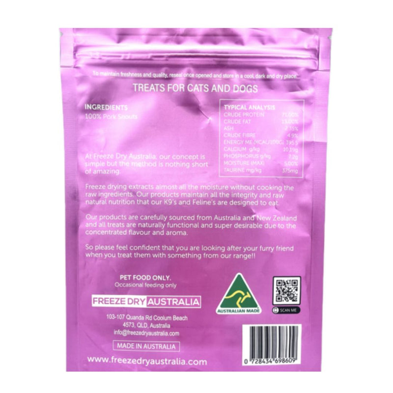 Freeze Dry Australia - Pig Snouts 100g - Zach's Pet Shop