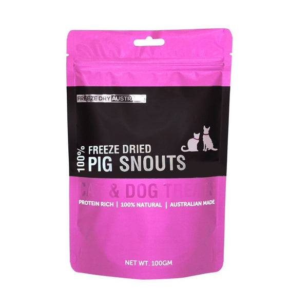 Freeze Dry Australia - Pig Snouts 100g - Zach's Pet Shop