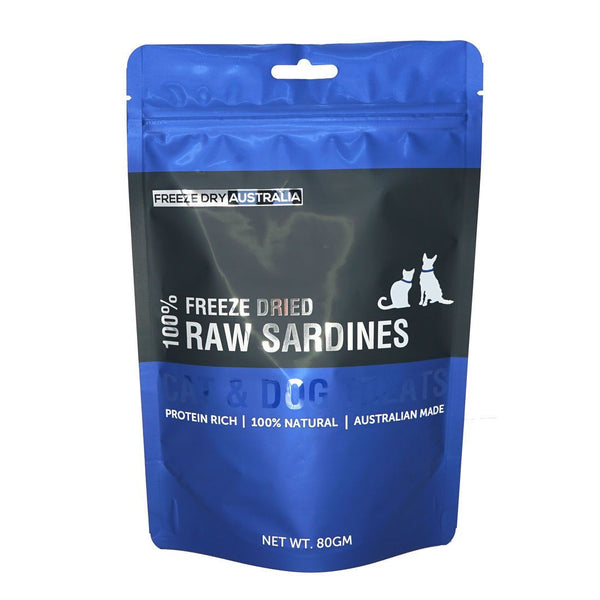 Freeze Dry Australia - Raw Sardines 80g - Zach's Pet Shop