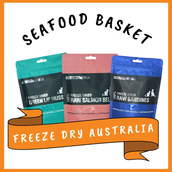 Freeze Dry Australia - Seafood Basket - Zach's Pet Shop