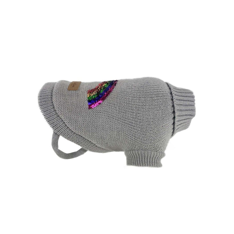 Huskimo Rainbow Grey Jumper - Zach's Pet Shop