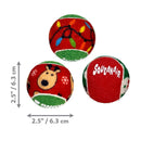 KONG Christmas Holiday SqueakAir Balls 6pk - Zach's Pet Shop