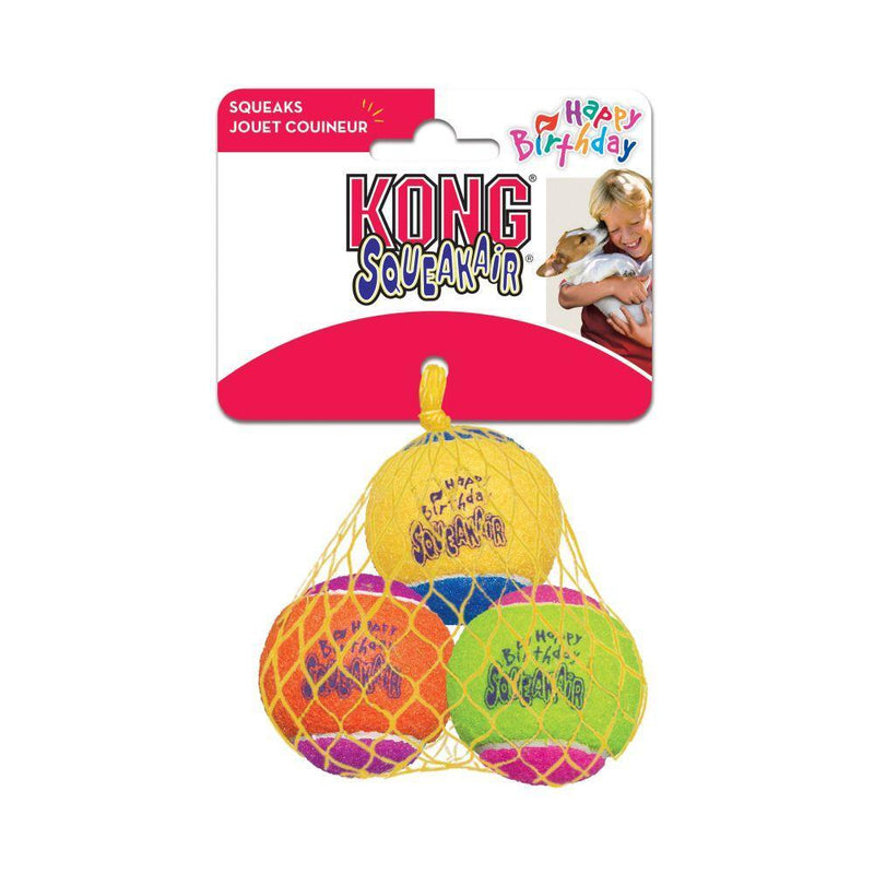 KONG SqueakAir Birthday Balls - Zach's Pet Shop