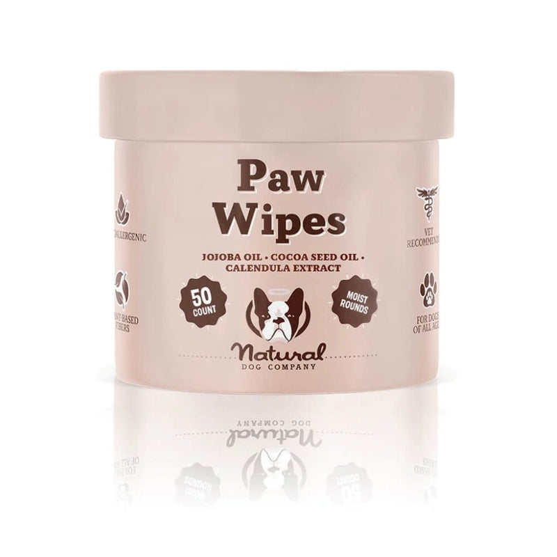 Natural Dog Company Paw Wipes - 50 Pack - Zach's Pet Shop