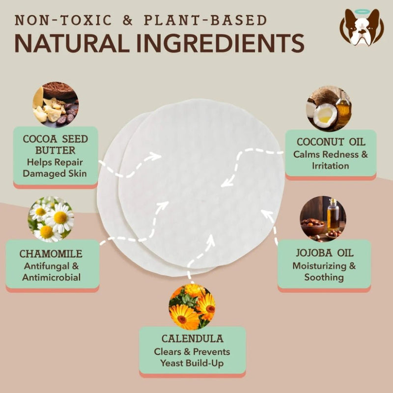 Natural Dog Company Paw Wipes - 50 Pack - Zach's Pet Shop