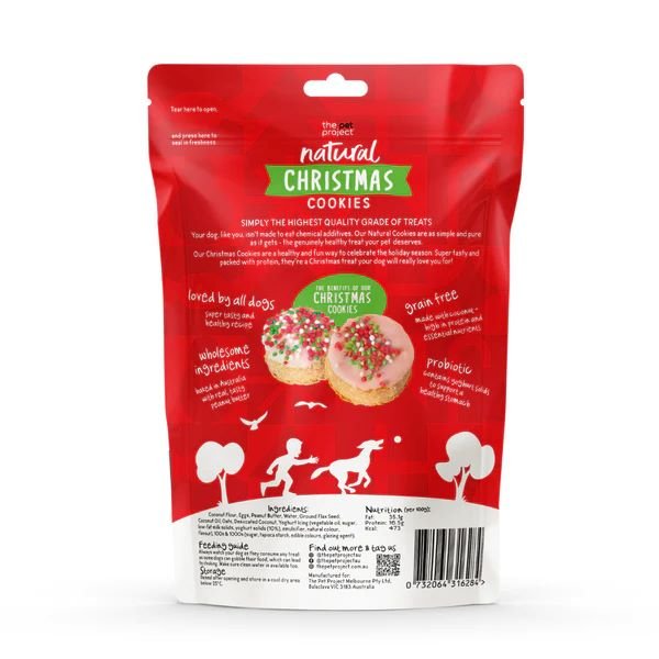 The Pet Project Christmas Cookies 8pk - Zach's Pet Shop