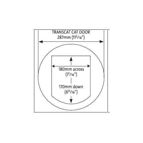 Transcat Replacement Cat Door Frame - Zach's Pet Shop