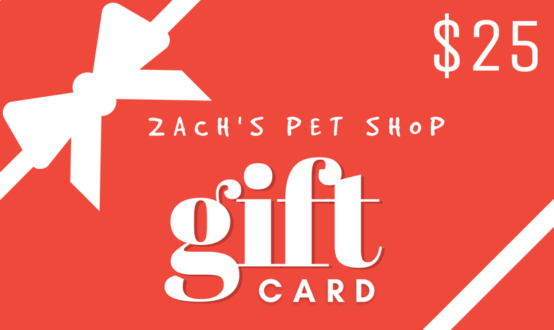 Zach's Pet Shop - Gift Card - Zach's Pet Shop