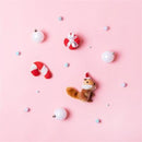 Zippy Paws Christmas Holiday Miniz 3-Pack - Squirrel, Candycane & Present - Zach's Pet Shop