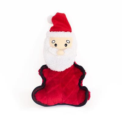 Zippy Paws Christmas Holiday Z-Stitch Grunterz - Santa - Zach's Pet Shop