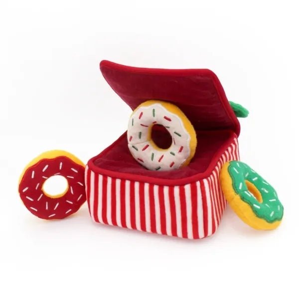 Zippy Paws Holiday Burrow - Donutz Box - Zach's Pet Shop