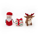 Zippy Paws Holiday Burrow - Santa's Sleigh - Zach's Pet Shop