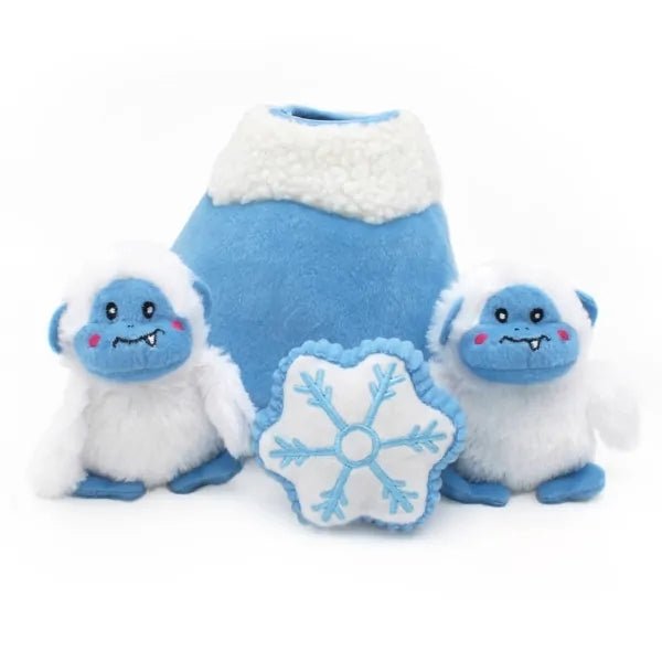 Zippy Paws Holiday Burrow - Yeti Mountain - Zach's Pet Shop