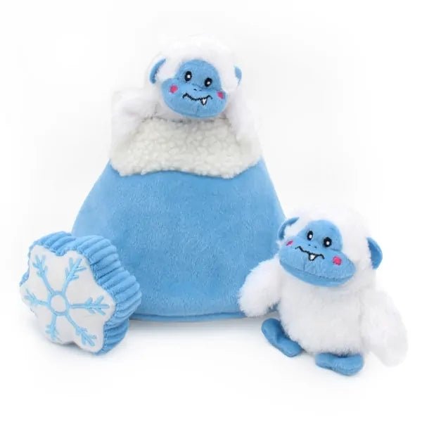 Zippy Paws Holiday Burrow - Yeti Mountain - Zach's Pet Shop