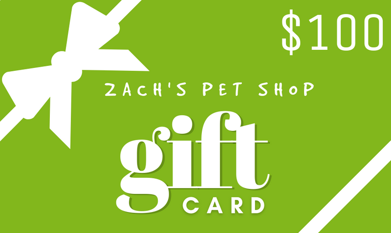 Zach's Pet Shop - Gift Card