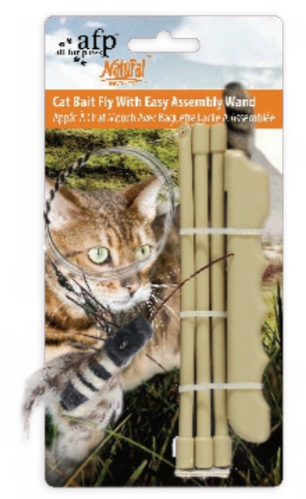 All For Paws Natural Instincts Cat Bait Fly Collapsible Wand