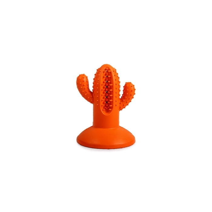 All For Paws Dental Chews-Cactus Medium Rubber Orange
