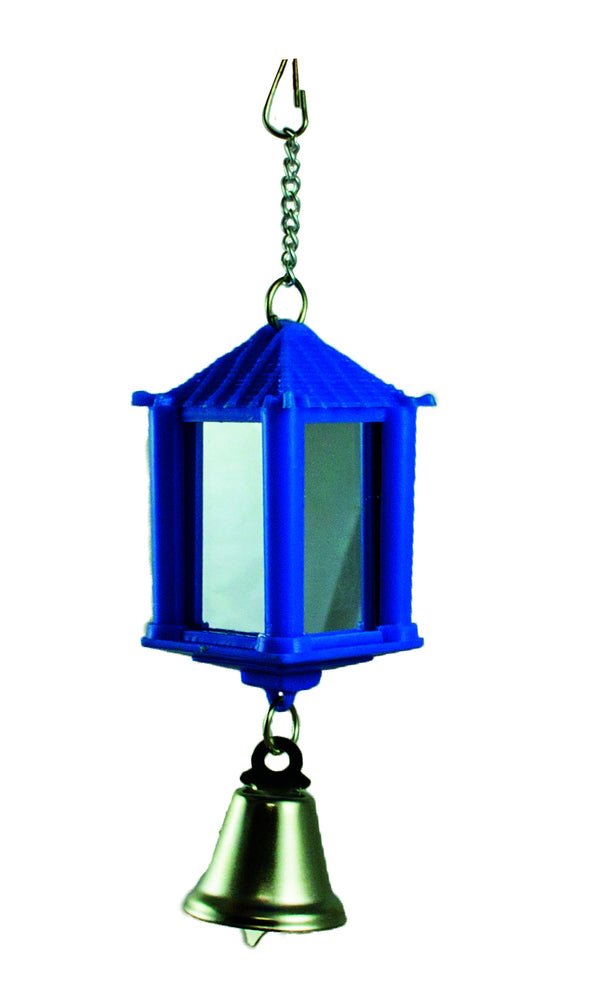 Mirror Lantern with Bell Bird Toy