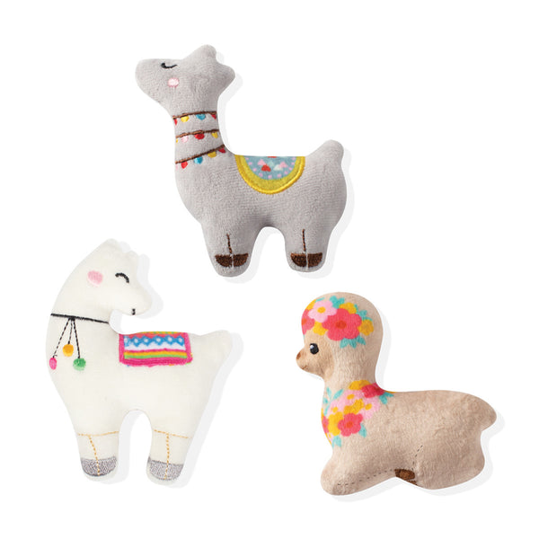 Fringe Studio Llama Love Mini Dog Toys - 3 Pack