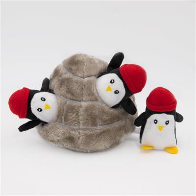 Zippy Paws Christmas Holiday Burrow - Penguin Cave